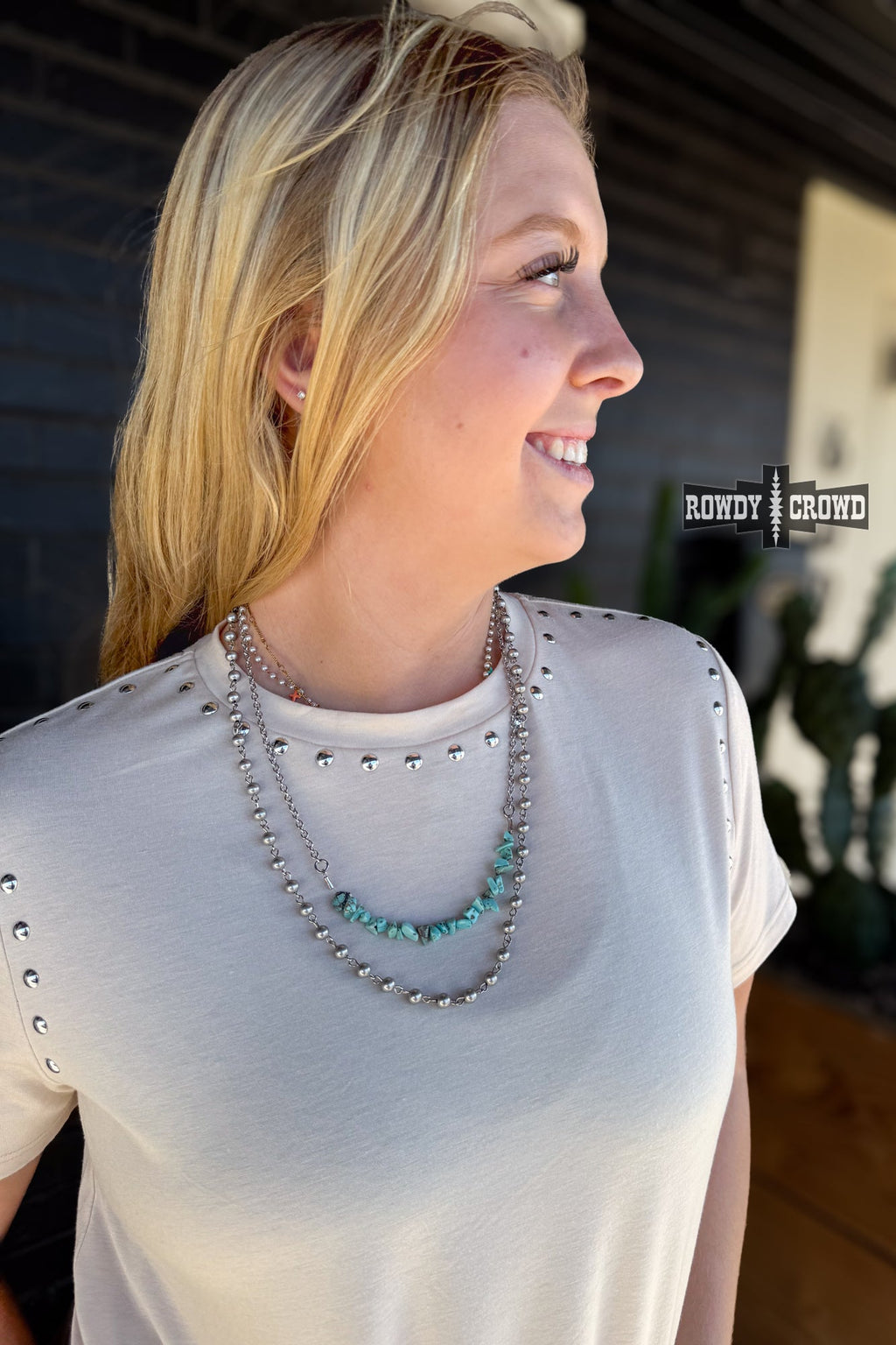 Turquoise Pearl Necklace